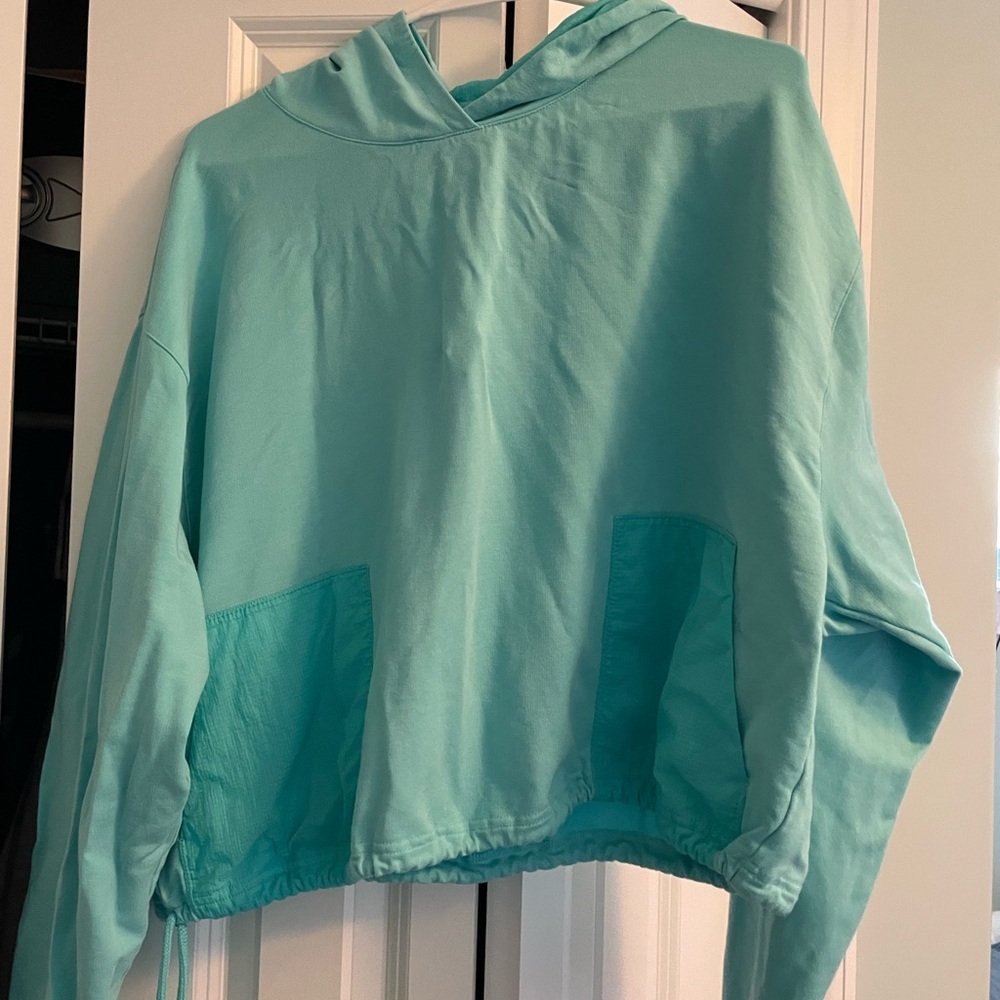 Outdoor Voices Mint Green Pullover Hoodie - Picture 2 of 5